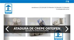 Desktop Screenshot of ortofen.com.br